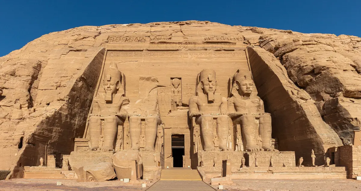 The Great Temple of Ramesses II at Abu Simbel