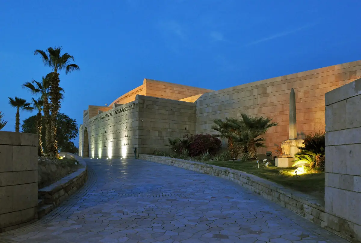 The entrance of the Nubian Museum in Aswan
