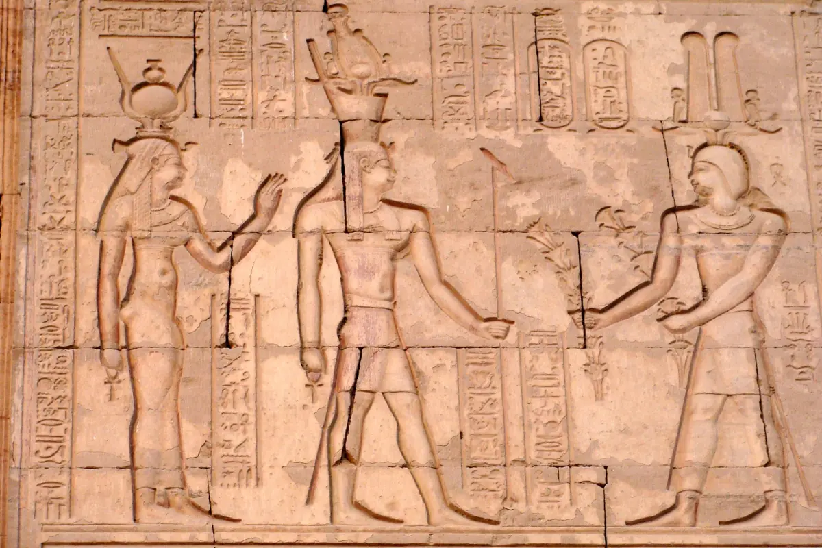 Reliefs in Kom Ombo Temple